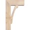Ekena Millwork Legacy Block Smooth Bracket w/ Offset Brace, Douglas Fir, 7 1/2"W x 20"D x 32"H BKT0806X20X32LEC05SDF - alternate 3